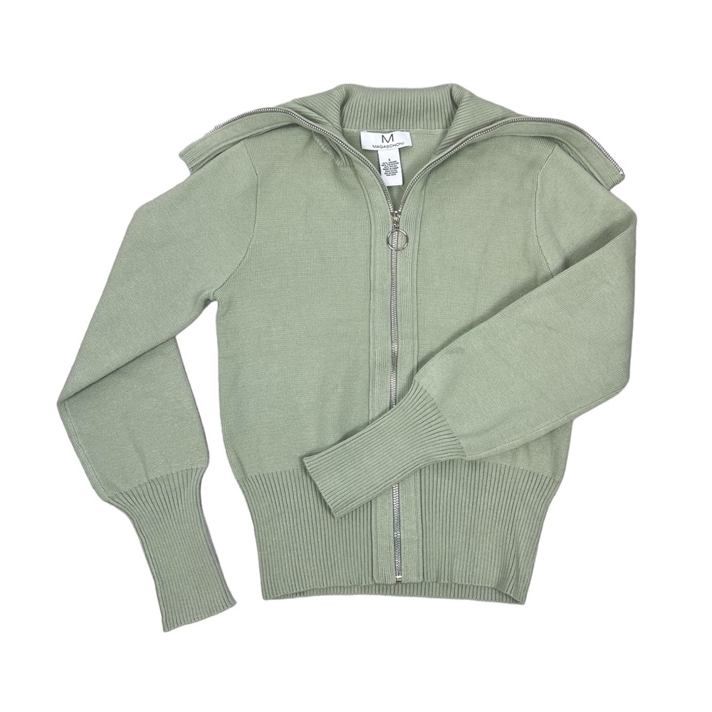 Magaschoni Zip Up Sweater
